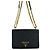 Prada Borsa a tracolla con patta in Saffiano Nero