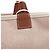 Hermès Bolso Tote Steeple de lona écru Blanco - vista 8