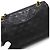 Chanel Borsa a tracolla Classic Medium in pelle d'agnello nera Nero - vista 10