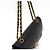 Chanel Borsa a tracolla Classic Medium in pelle d'agnello nera Nero - vista 11
