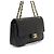 Chanel Borsa a tracolla Classic Medium in pelle d'agnello nera Nero - vista 4