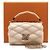 Louis Vuitton Borsa Tote e Borsa a Tracolla con Catena PM Ramskin Vanilla D'oro