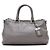 Prada Borsa Tote e Borsa a Tracolla con Doppia Zip in Vitello Morbido Grigio - vista 2