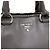 Prada Borsa Tote e Borsa a Tracolla con Doppia Zip in Vitello Morbido Grigio - vista 9