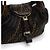 Fendi Borsa Tote Spy Weaving in tela FF e pelle marrone - vista 12