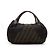 Fendi Borsa Tote Spy Weaving in tela FF e pelle marrone - vista 4