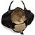 Fendi Borsa Tote Spy Weaving in tela FF e pelle marrone - vista 5