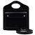 Burberry Mini borsa tote in pelle nera con tasca e borsa a tracolla crossbody Nero