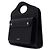 Burberry Mini borsa tote in pelle nera con tasca e borsa a tracolla crossbody Nero - vista 2