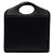 Burberry Mini borsa tote in pelle nera con tasca e borsa a tracolla crossbody Nero - vista 4