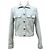 Hermès Shandal Denimjacke Silber