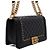 Chanel Borsa a tracolla Boy Medium in pelle di vitello nera con catena dorata Nero - vista 4