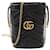Gucci Mini Borsa Secchiello GG Marmont Nero Oro