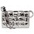 Bottega Veneta Gesteppte Cassette Bag Silver