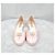 Chanel Ballerine piatte in seta rosa con logo CC - vista 3