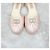 Chanel Ballerine piatte in seta rosa con logo CC - vista 6