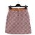 Louis Vuitton Monogram-Rock mit Metallschließe Rot