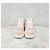 Chanel Baskets en daim rose avec logo - vue 2