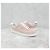 Chanel Baskets en daim rose avec logo - vue 3
