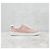 Chanel Baskets en daim rose avec logo - vue 6