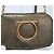Salvatore Ferragamo Borsa a tracolla Gancini con paillettes D'oro - vista 3