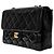 Chanel Borsa a tracolla in pelle verniciata Nero - vista 2