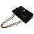 Chanel Borsa a tracolla in pelle verniciata Nero - vista 4
