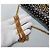 Alexander Mcqueen Clutch e borsa a tracolla Pioneer Gold Stud Nero - vista 6