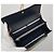 Alexander Mcqueen Clutch e borsa a tracolla Pioneer Gold Stud Nero - vista 9