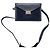 Mulberry Mini borsa a tracolla reversibile in camoscio tono argento Blu