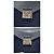 Mulberry Mini borsa a tracolla reversibile in camoscio tono argento Blu - vista 3