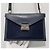 Mulberry Mini borsa a tracolla reversibile in camoscio tono argento Blu - vista 4