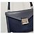 Mulberry Mini borsa a tracolla reversibile in camoscio tono argento Blu - vista 5