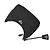 Prada Borsa hobo in Re Nylon con tracolla a catena Nero - vista 3