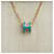 Hermès Pop Necklace Gold Blue Jeans Mini Full Set Gift Quick Delivery White  - view 5