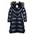 Moncler Ribaful Lederjacke Schwarz