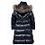 Moncler Ribaful Lederjacke Schwarz - Ansicht 3