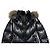 Moncler Ribaful Lederjacke Schwarz - Ansicht 5