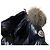 Moncler Ribaful Lederjacke Schwarz - Ansicht 6