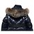 Moncler Ribaful Lederjacke Schwarz - Ansicht 8