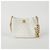 Chanel Borsa hobo in pelle bianca con logo CC, tracolla a catena e crossbody Bianco - vista 2