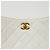 Chanel Borsa hobo in pelle bianca con logo CC, tracolla a catena e crossbody Bianco - vista 3