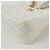 Chanel Borsa hobo in pelle bianca con logo CC, tracolla a catena e crossbody Bianco - vista 9