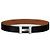 Hermès Classic Matte Silver Buckle Black Gold Outstitch Wendelgürtel Mehrfarben - Ansicht 3