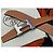 Hermès Classic Matte Silver Buckle Black Gold Outstitch Wendelgürtel Mehrfarben - Ansicht 6
