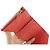Burberry Cartera para mujer Lila Red Canvas Leather Roja - vista 13