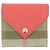 Burberry Cartera para mujer Lila Red Canvas Leather Roja - vista 2