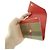 Burberry Cartera para mujer Lila Red Canvas Leather Roja - vista 9