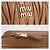 Miu Miu Borsa Pouch AFPP in pelle Napa matelassé Arancione - vista 4