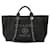 Chanel Deauville Tote Bag Black Canvas Pearls  - view 1